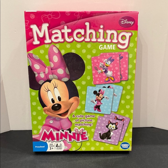 Disney Other - Memory/Matching Game Disney Minnie Mouse by Wonder Forge - complete